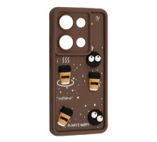 Чохол Happy для Xiaomi Redmi Note 13 Pro 4G Brown mag-2000001616932143461