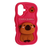 Чохол CAPYBARA for iPhone 16 Hot pink mag-2000001618189140871