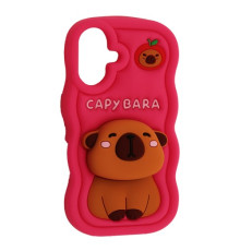 Чохол CAPYBARA for iPhone 16 Hot pink mag-2000001618189140871