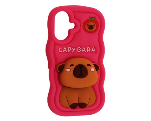 Чохол CAPYBARA for iPhone 16 Hot pink mag-2000001618189140871