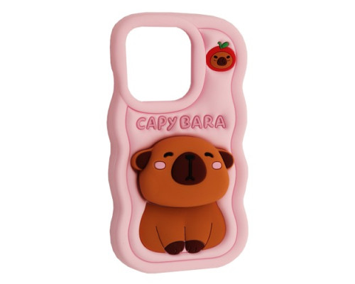 Чохол CAPYBARA for iPhone 16 Pro Max Light pink mag-2000001618318140881