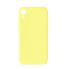 Silicone Case Full Camera Square side Copy for iPhone XR Mellow yellow mag-2000001625330142619