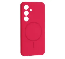 Чохол Silicone Case luxury+MagSafe for Samsung S24 Firefly Rose mag-2000001625903144527