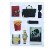 Набір наклейок 3D STICKERS Fashin style 10 mag-2000001626139142132