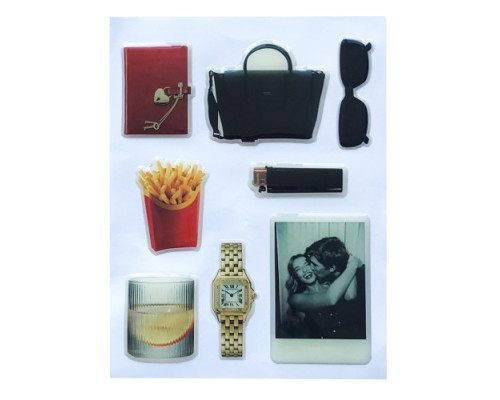 Набір наклейок 3D STICKERS Fashin style 10 mag-2000001626139142132