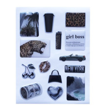 Набір наклейок 3D STICKERS Fashin style 13 mag-2000001626238142142