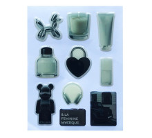 Набір наклейок 3D STICKERS Fashin style 23 mag-2000001626337142152