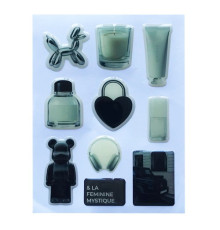 Набір наклейок 3D STICKERS Fashin style 23 mag-2000001626337142152