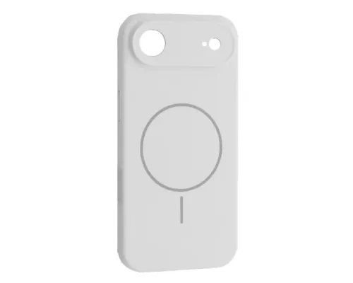 Чохол Silicone Case Full Camera Fine Ring MagSafe for iPhone 17 Air White mag-2000001628447145223