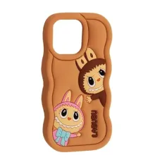 Чохол LABUBU Case for iPhone 12/12 Pro Brown mag-2000001636763143813