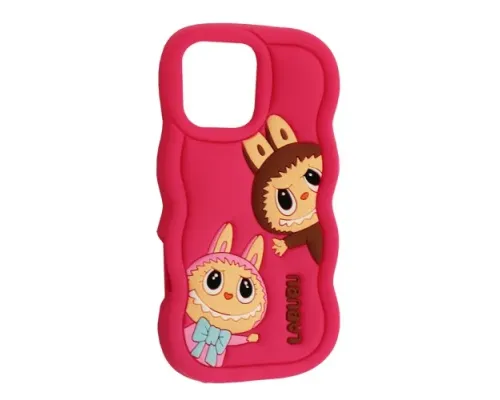 Чохол LABUBU Case for iPhone 16 Pro Hot pink mag-2000001637166143853