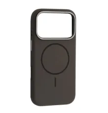 Чохол Liquid Silicone Case Metal Camera MagSafe для iPhone 17 Pro Gray mag-2000001638439144115