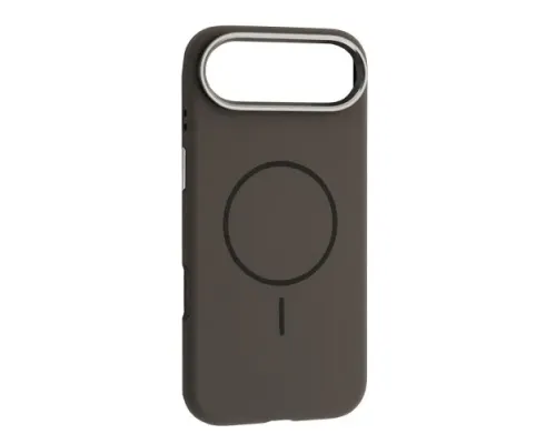 Чохол Liquid Silicone Case Metal Camera MagSafe для iPhone 17 Air Gray mag-2000001638538144125