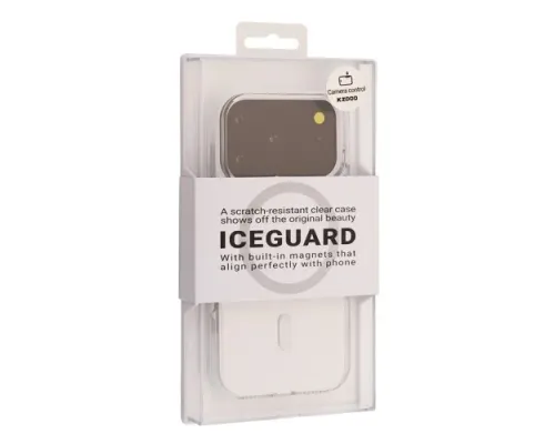 Чохол KZDOO ICEGUARD MagSafe for iPhone 17 Pro Transparent mag-2000001639436144294