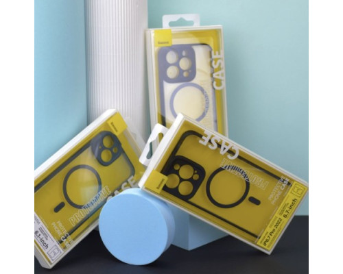 Чохол Baseus Frame Series Magnetic Case for iPhone 14 Plus Blue ARJT030003 mag-6932172616618132582