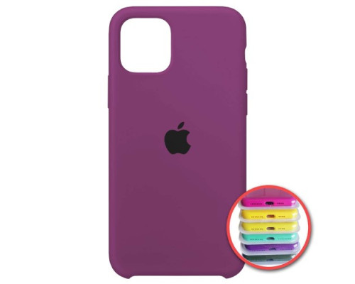 Чохол Silicone Case Full for iPhone 11 Pro Max (45) purple mag-20000010775803260