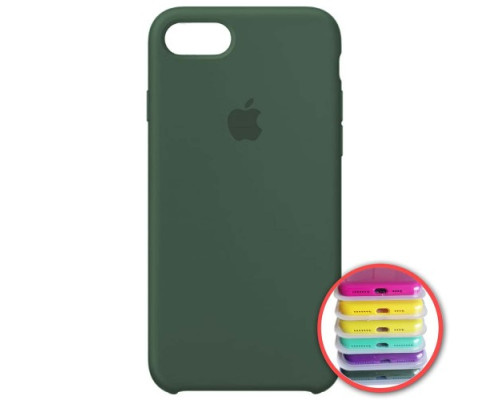 Чохол Silicone Case Full Copy for iPhone 7/8 (58) pine green mag-2000001085349141823