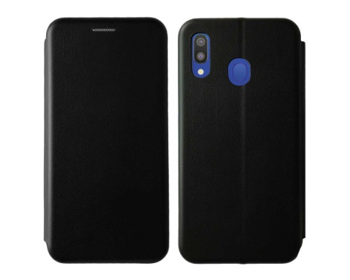 Чохол-книжка Level for Samsung A20/30 (A205/305) Black mag-200000100731057423