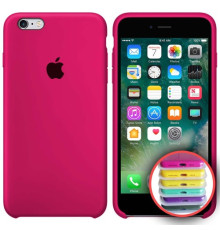 Чохол Silicone Case Full Copy for iPhone 6S (47) hot pink mag-20000010303323786