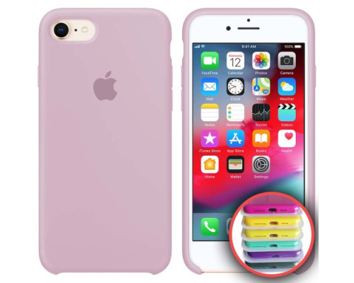 Чохол Silicone Case Full Copy for iPhone 7/8 (19) pink sand mag-2000001030691141793