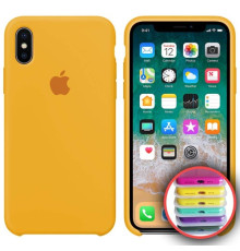 Чохол Silicone Case Full Copy for iPhone XS Max ( 4) yellow mag-20000010317283098