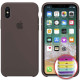 Чохол Silicone Case Full Copy for iPhone X/XS (22) brown mag-2000001174609141843