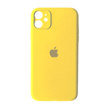 Чохол Silicone Case Full Camera Copy for iPhone 12 ( 4) yellow mag-2000001266236138492
