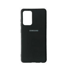 Чохол Silicone Case Full for Samsung A52 4G (2021) Black mag-2000001275306142054
