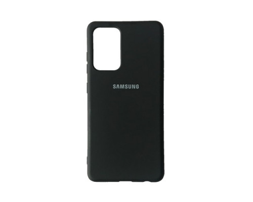 Чохол Silicone Case Full for Samsung A52 4G (2021) Black mag-2000001275306142054