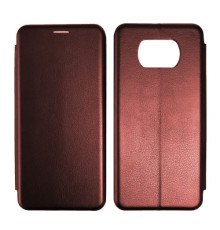 Чохол-книжка Level for Xiaomi Poco X3/X3 Pro NFC Marsala mag-200000122638459952