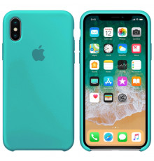 Чохол Silicone Case Full Copy for iPhone X/XS (21) аzure mag-20000012339244101