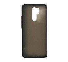 Чохол-бампер захисний Gingle Matte Case Xiaomi Redmi 9 black/red mag-2000001236604138584