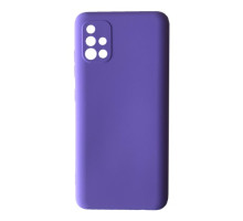 Чохол Silicone Case Camera (no logo) для Samsung A51 (A515) lilac mag-2000001344453138753