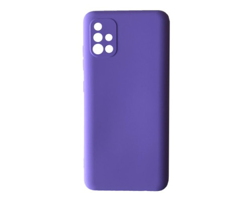 Чохол Silicone Case Camera (no logo) для Samsung A51 (A515) lilac mag-2000001344453138753