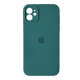 Silicone Case Full Camera Square side for iPhone 11 Pine green mag-2000001349892100805
