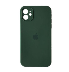 Silicone Case Full Camera Square side for iPhone 11 Dark green mag-2000001349939142626