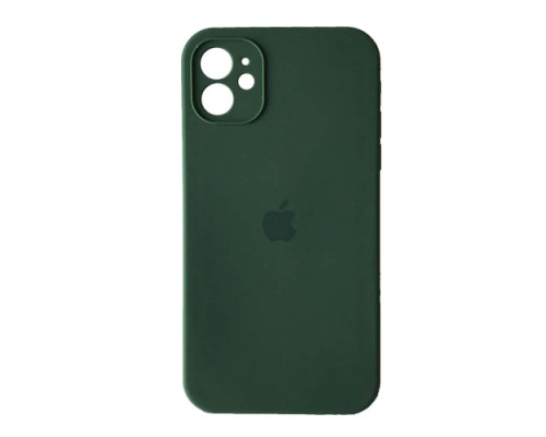 Silicone Case Full Camera Square side for iPhone 11 Dark green mag-2000001349939142626