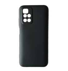 Чохол Silicone Case Camera (no logo) для Xiaomi Redmi 10 black mag-2000001364741135866