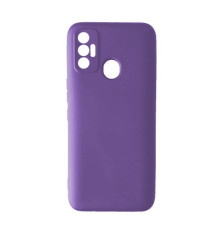 Чохол Silicone Case Camera (no logo) для Tecno Spark 7 lilac mag-2000001364840100960