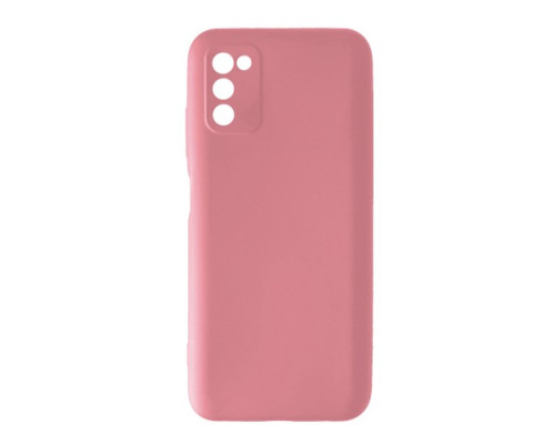 Чохол Silicone Case Camera (no logo) для Samsung A03S (A037) peach mag-2000001365144100985