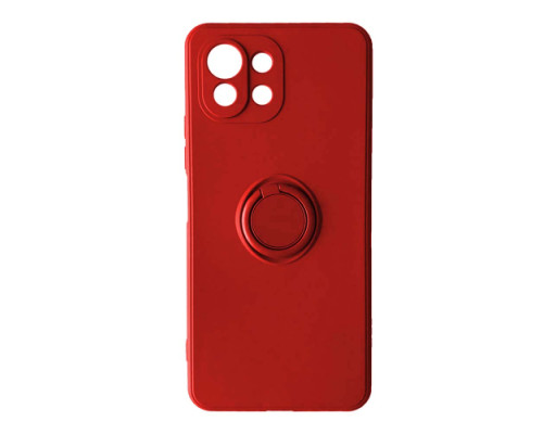 Чохол Ring Case для Xiaomi Mi 11 Lite 5G/11 Lite NE Red mag-2000001367261101156