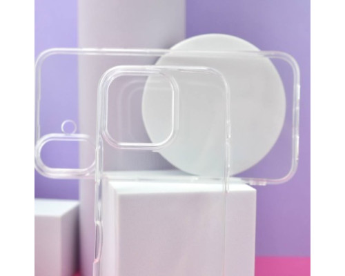 Чохол Silicone CLEAR Case 2.0 mm. for iPhone 13 Transparent mag-2000001370711143170