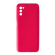 Чохол Silicone Case Camera (no logo) для Samsung A03S (A037) pink mag-200000137343940835