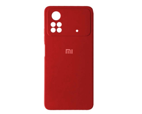 Чохол Silicone Case Full for Xiaomi Poco X4 Pro 5G Red mag-200000139056645528