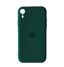 Silicone Case Full Camera Square side for iPhone XR Forest green mag-2000001396780142646