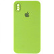 Silicone Case Full Camera Square side for iPhone XS Party green mag-200000145635432970