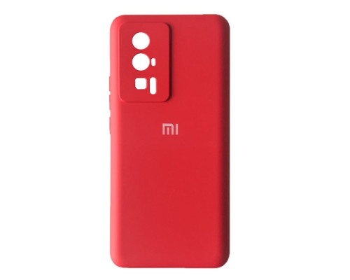 Чохол Silicone Case Full for Xiaomi Poco F5.Pro Red mag-200000146313032361