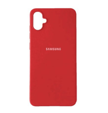 Чохол Silicone Case Full for Samsung A05 (A055) Red mag-2000001488584104871