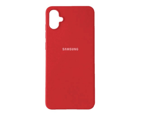 Чохол Silicone Case Full for Samsung A05 (A055) Red mag-2000001488584104871