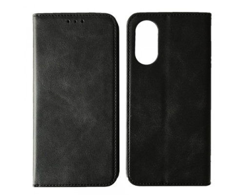 Чохол-книжка Black TPU Magnet for Oppo A58 Black mag-200000149525418499